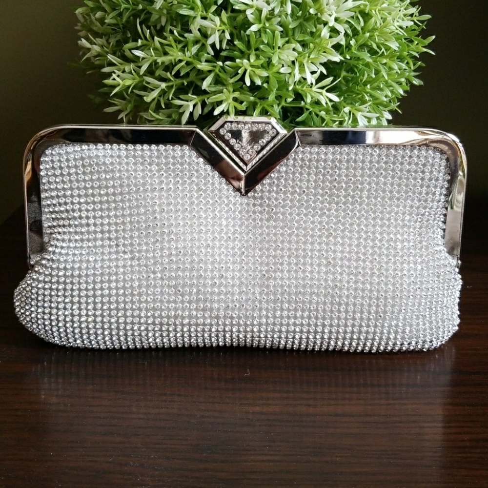 Rhinestone beaded evening bag NWT - Picture 8 of 8